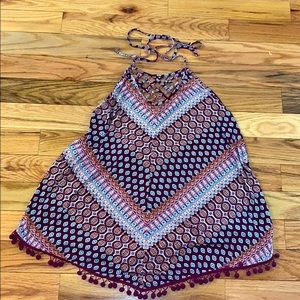 maurices open back tank top